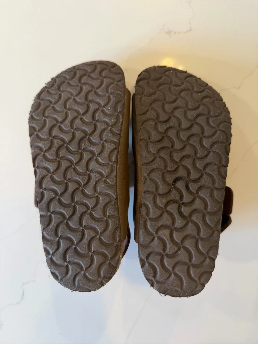 Birkenstock Kids Brown Double-Buckle Sandals